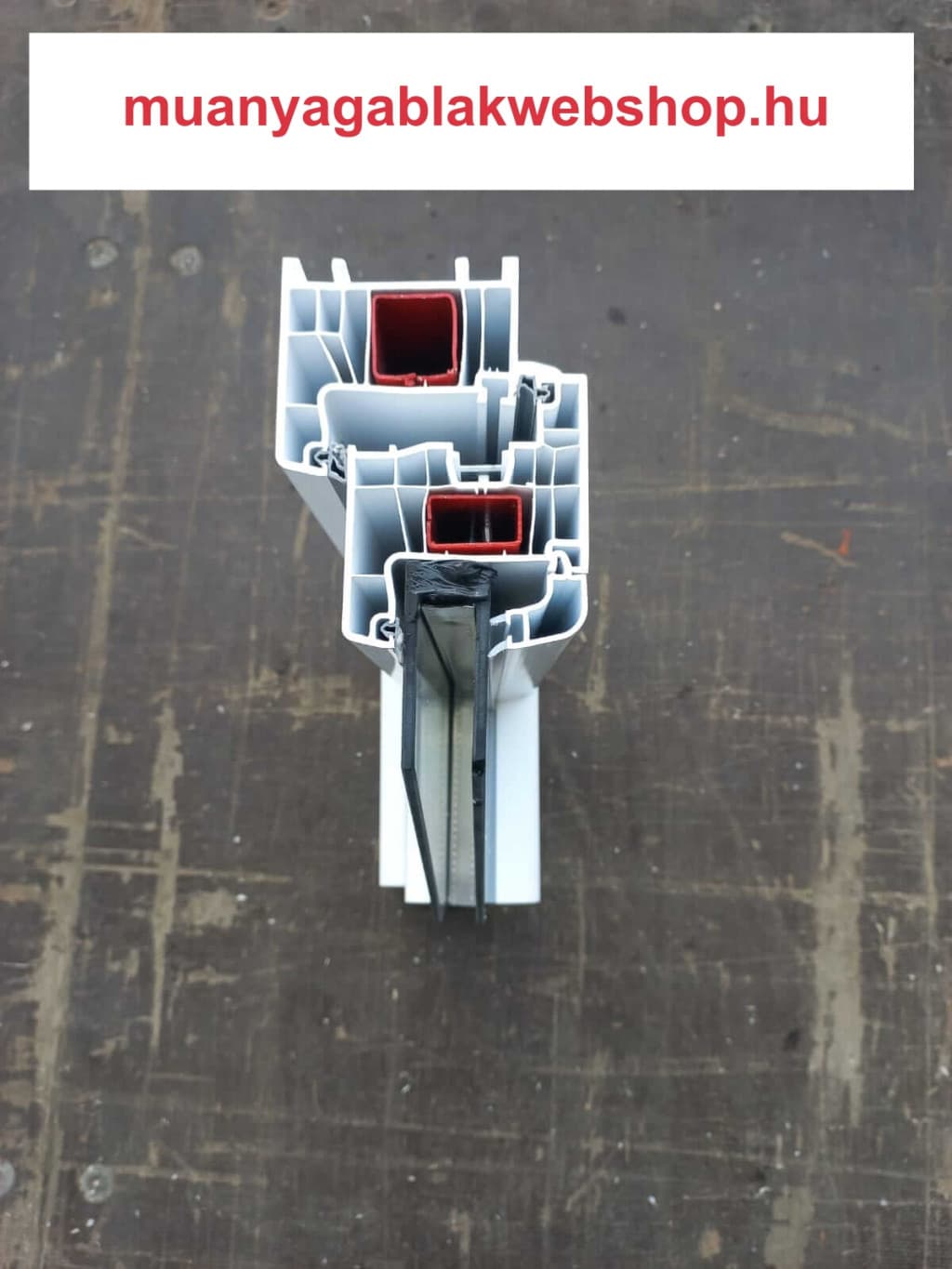 Egyszárnyú bukó-nyíló műanyag ablak – DECCO 71 profilból, kétrétegű üvegezéssel - 70×70 Bukó-Nyíló műanyag ablak Decco 71 | 2 rétegű üvegezéssel