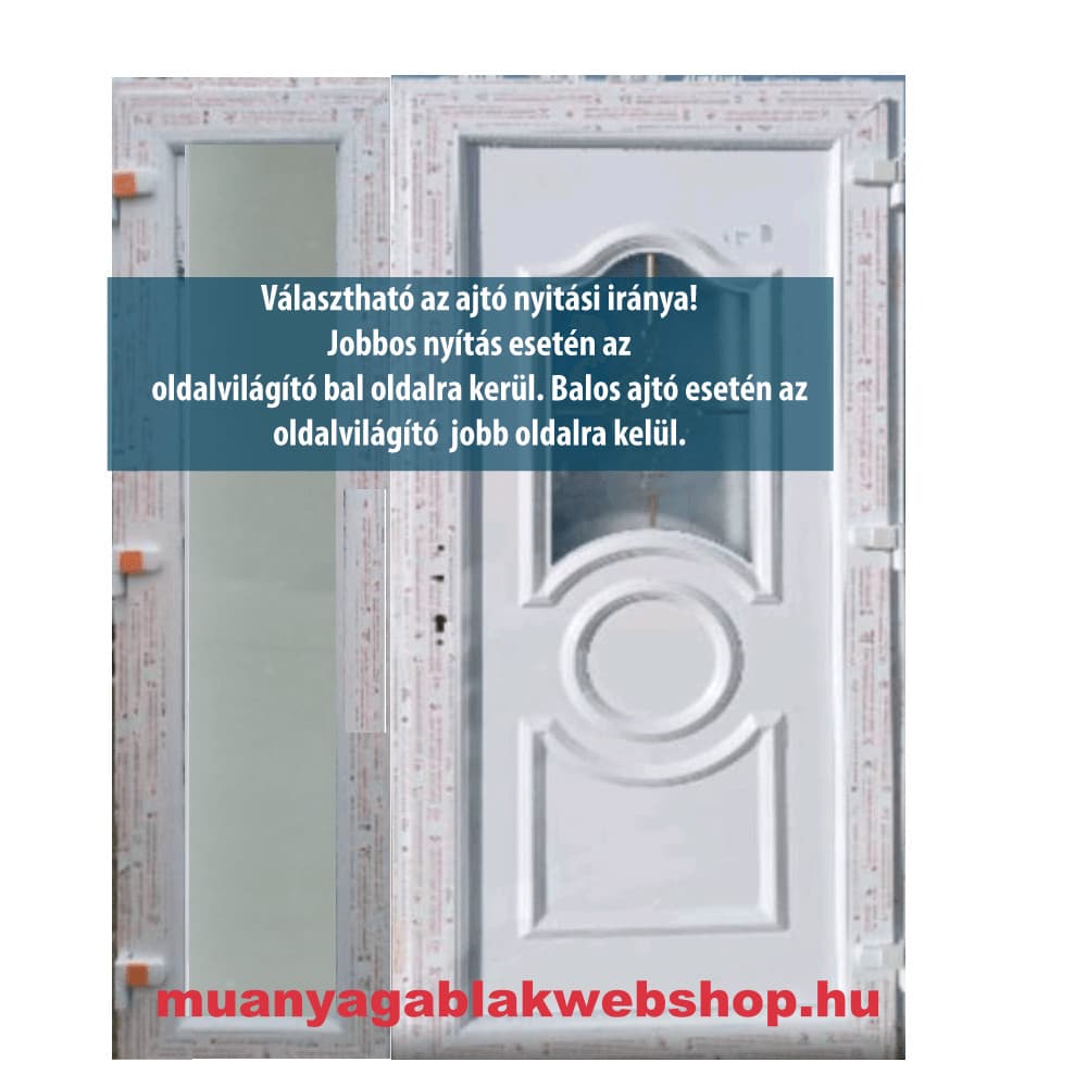 Kétszárnyú Műanyag bejárati ajtó Thermoline33D termékfotó