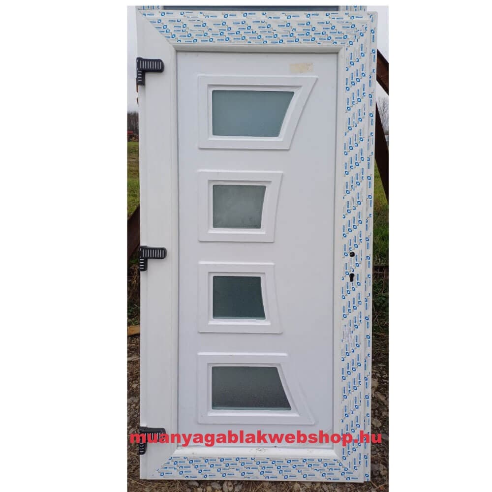 Műanyag Bejárati Ajtó | Decco Thermoline 52 Fehér Gríz üveges